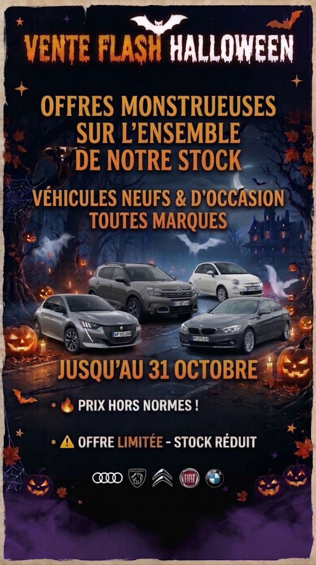 VENTE FLASH HALLOWEEN